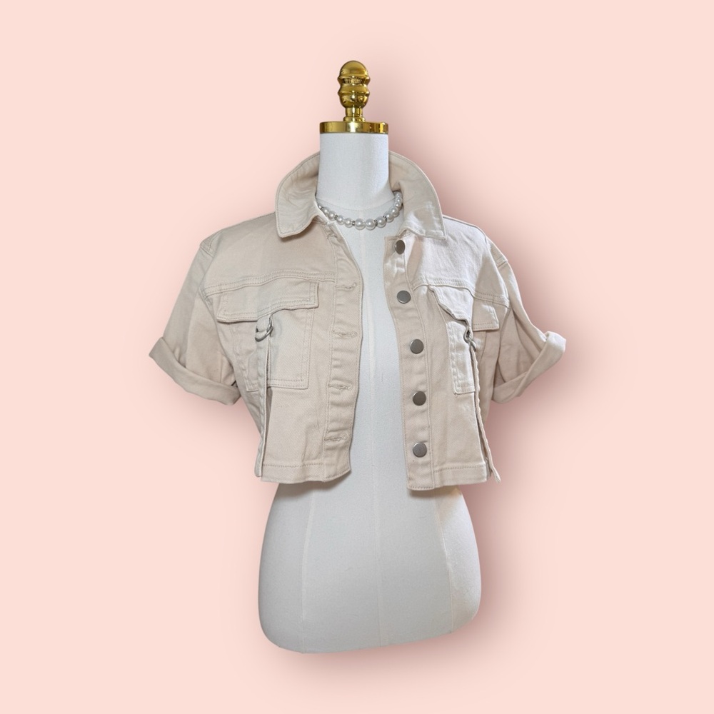 Windsor Cream Jean Jacket Classic Design